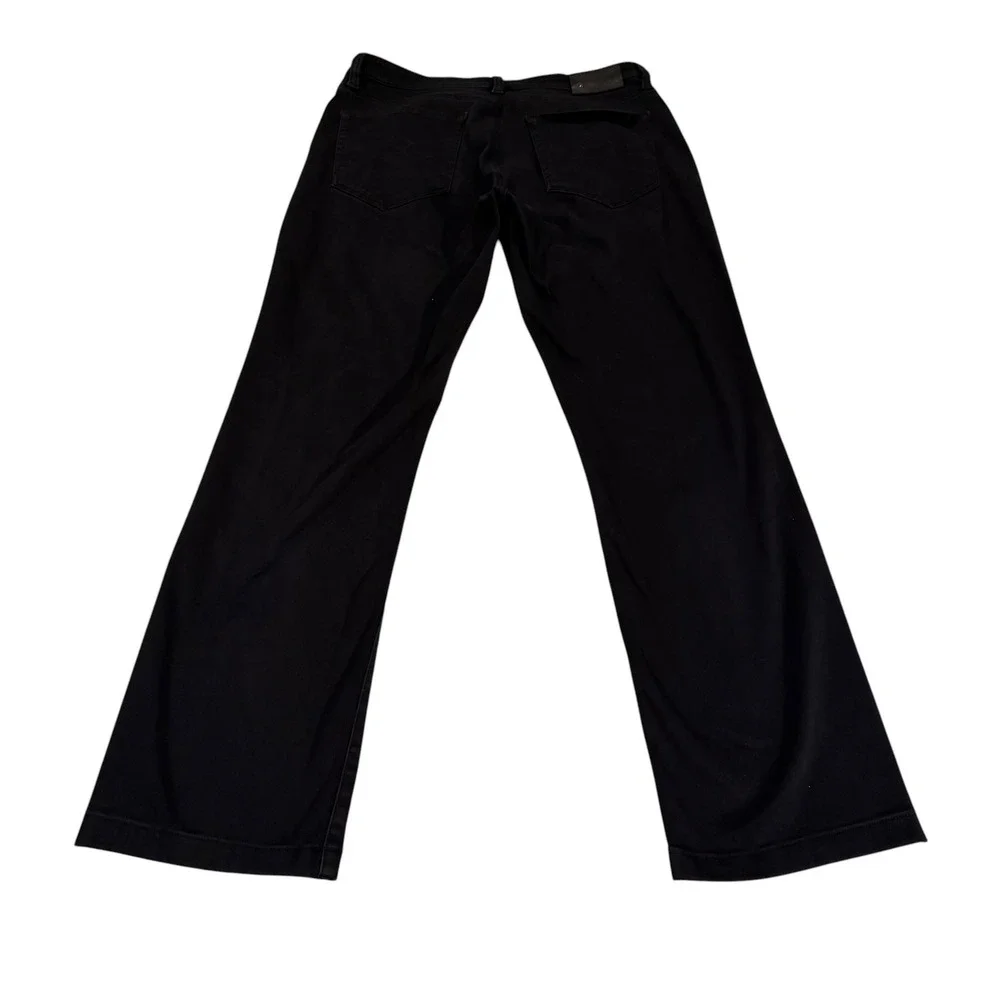 34 Heritage Courage Straight Leg Pants Mens 36x34 Black Twill Chino Jeans